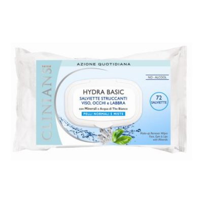 CLINIANS SALVIETTINE STRUCCANTI VISO, OCCHI E LABBRA